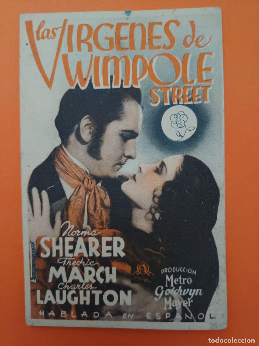 Cine: PROGRAMA DE CINE LAS VIRGENES DE WIMPOLE STREET FREDIC MARCH - Foto 1