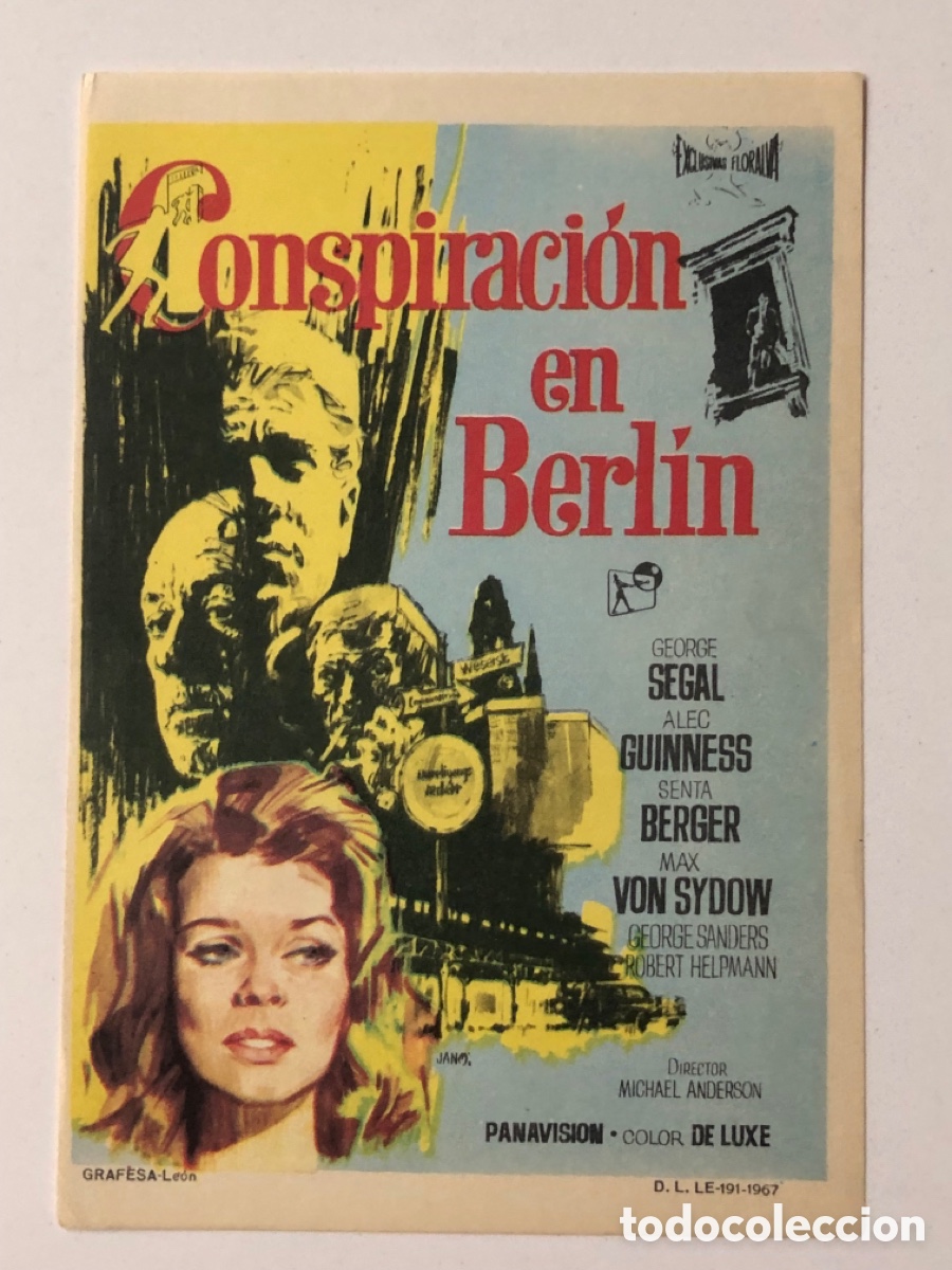 Cine: Programa conspiraci&oacute;n en Berl&iacute;n George Segal A24 - Foto 1