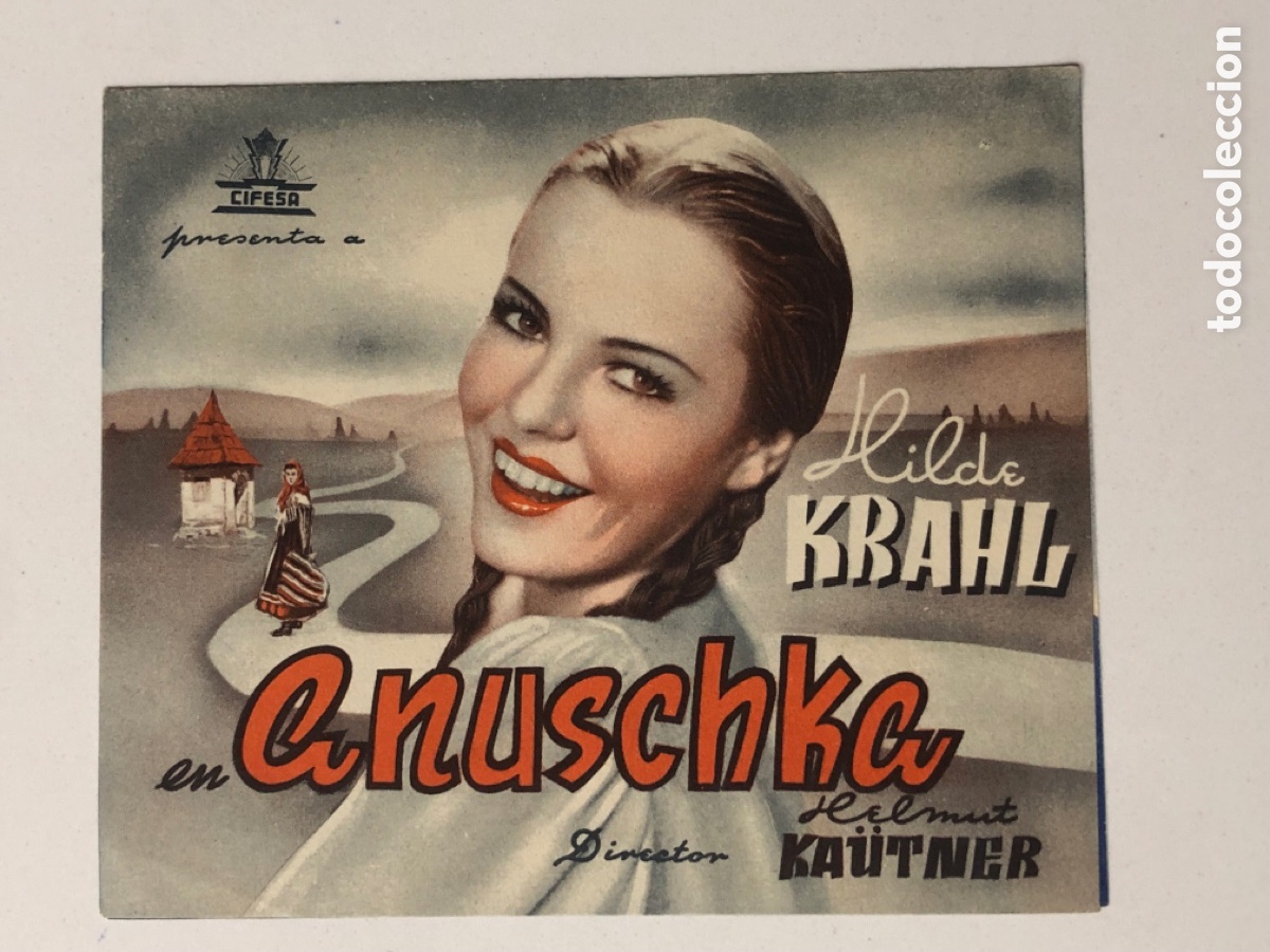Cine: Programa Anuschka Hilde Krahl con publicidad cine espronceda A15 - Foto 1