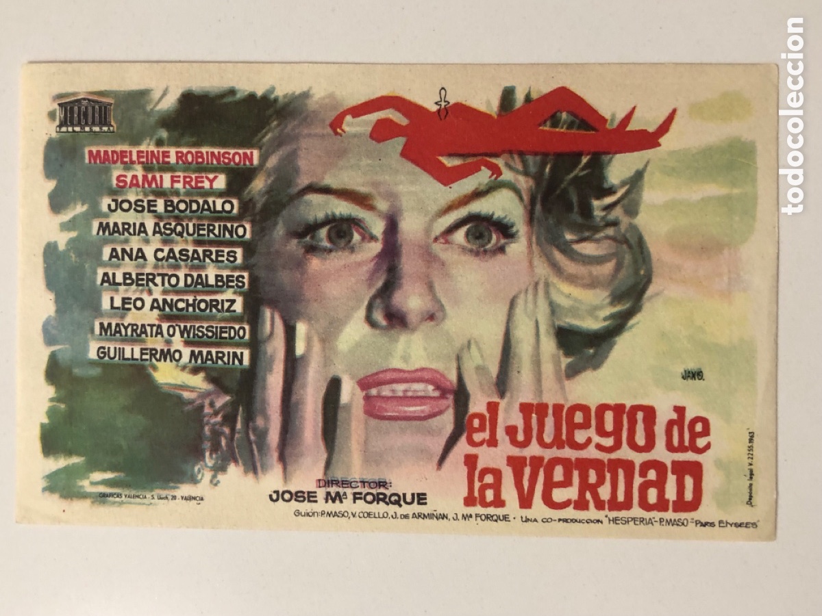 Cine: Programa el juego de la verdad Madeleine Robinson A19 - Foto 1