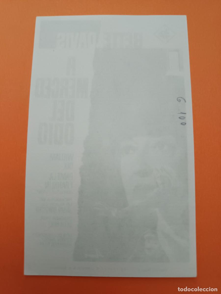 Cine: PROGRAMA DE CINE A MERCED DEL ODIO BETTE DAVIS - Foto 2
