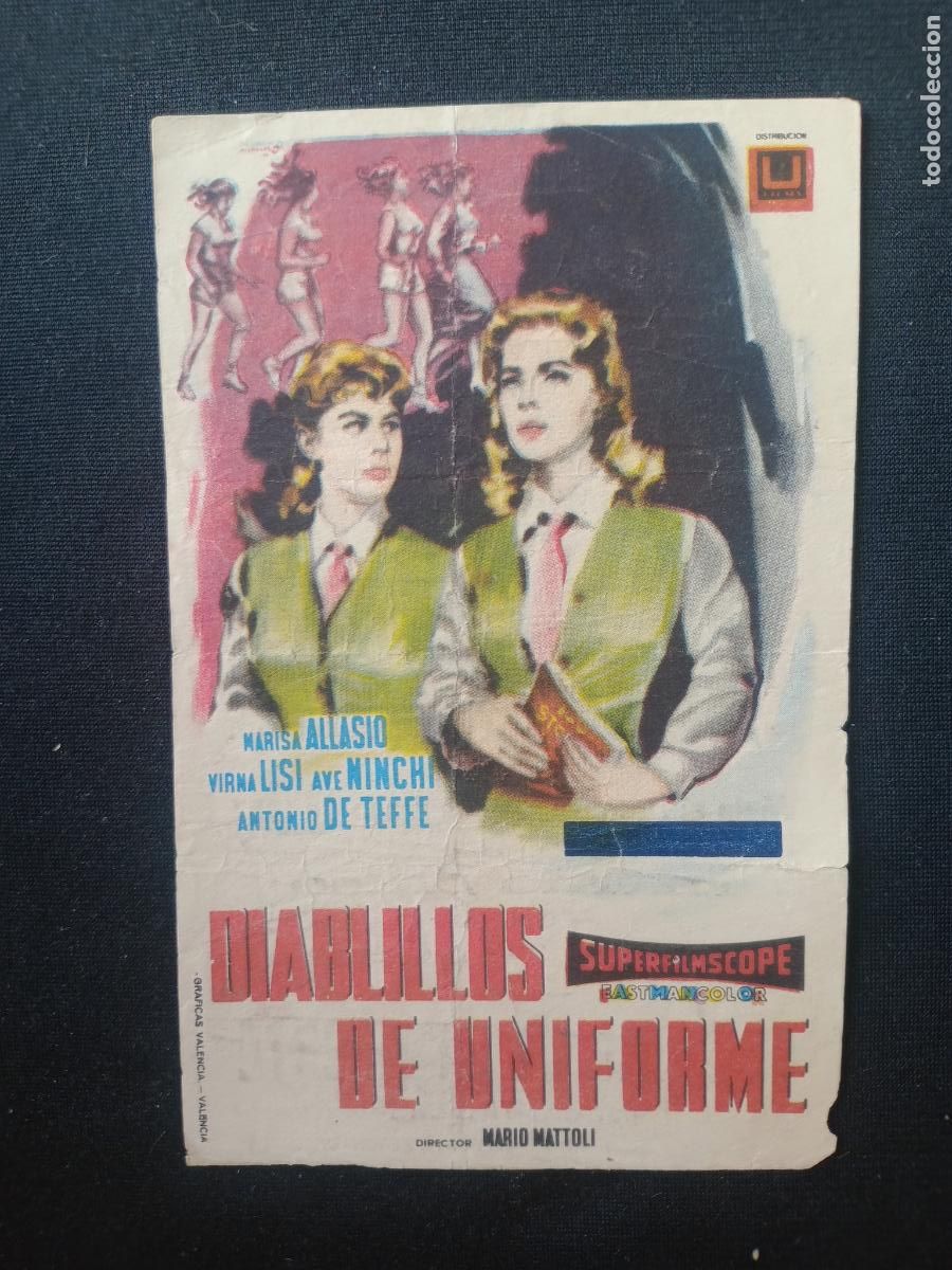 Cine: DIABLILLOS DE UNIFORME, publicidad Orihuela - Foto 1