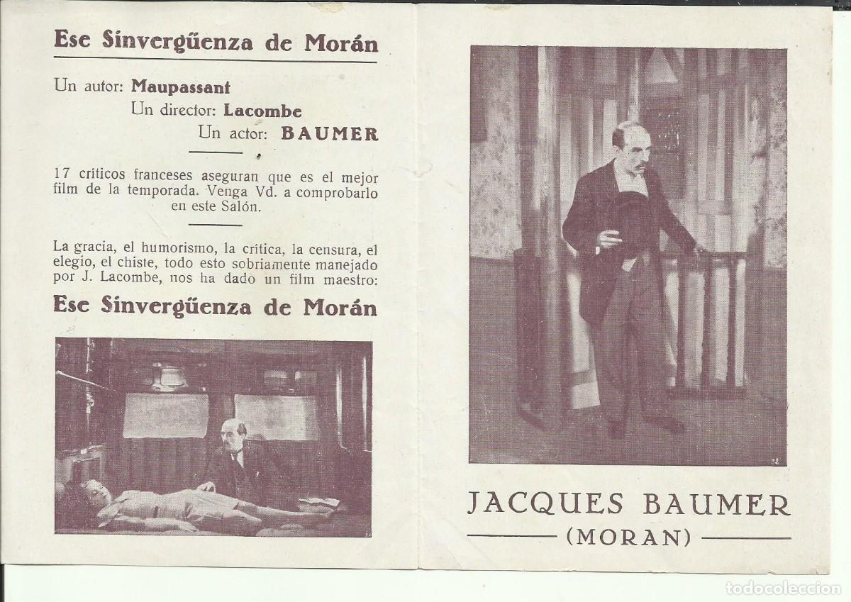 Cine: ESE SINVERGUENZA DE MORAN PROGRAMA DOBLE ATLANTIC JACQUES BAUMER - Foto 2