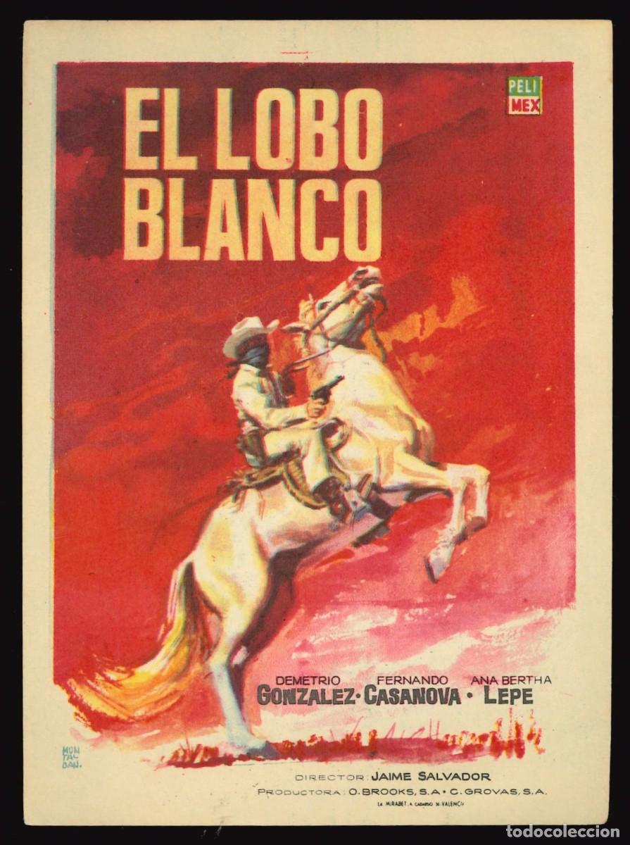 Cine: EL LOBO BLANCO / PROGRAMA DE CINE SIN PUBLICIDAD EN TRASERA (OESTE) - Foto 1