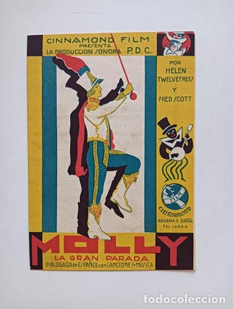 Cine: MOLLY LA GRAN PARADA PROGRAMA DOBLE CINNAMOND HELEN TWELVETREES FRED SCOTT - Foto 1