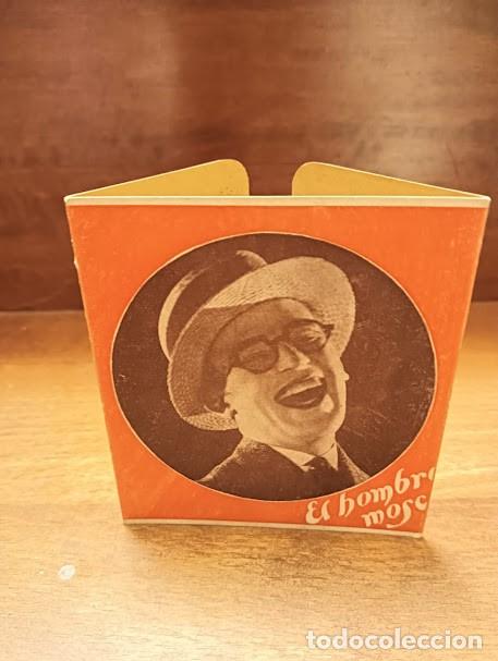 Cine: EL HOMBRE MOSCA PROGRAMA TROQUELADO DISPLAY PARAMOUNT HAROLD LLOYD CINE MUDO - Foto 1