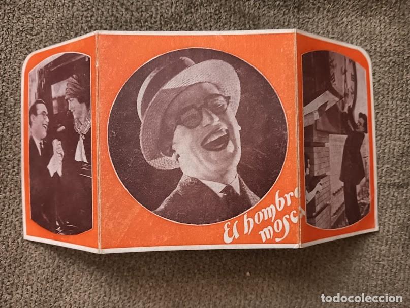 Cine: EL HOMBRE MOSCA PROGRAMA TROQUELADO DISPLAY PARAMOUNT HAROLD LLOYD CINE MUDO - Foto 3