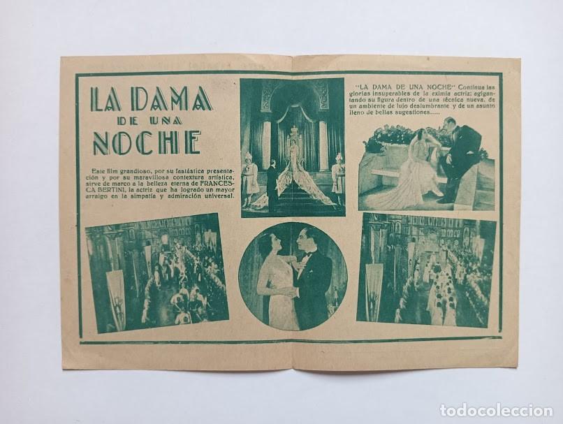 Cine: LA DAMA DE UNA NOCHE PROGRAMA DOBLE FRANCESCA BERTINI - Foto 3