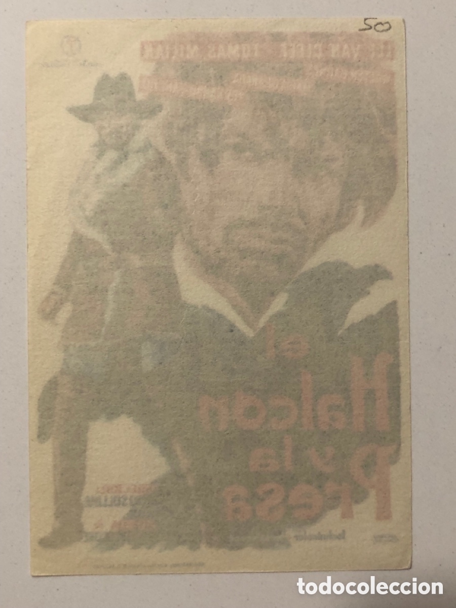 Cine: Programa el halc&oacute;n y la presa Lee Van Cleef A17 - Foto 2