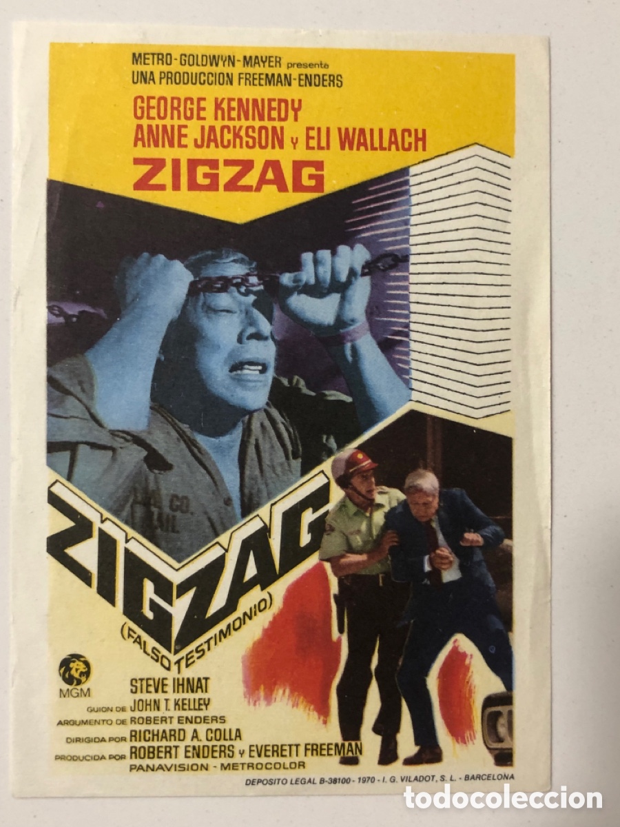 Cine: Programa Zigzag George Kennedy A17 - Foto 1