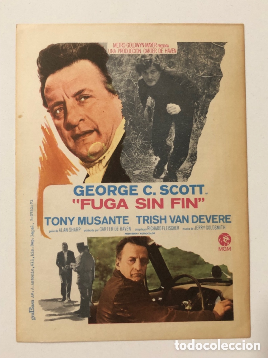 Cine: Programa fuga sin fin George C Scott A17 - Foto 1