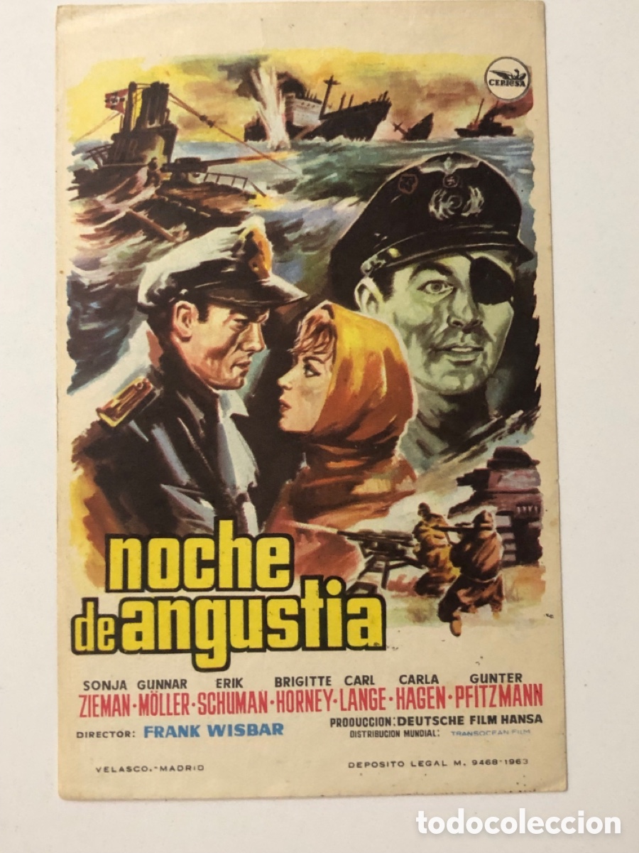 Kino: Programa noche de angustia Sonja Zieman A17
