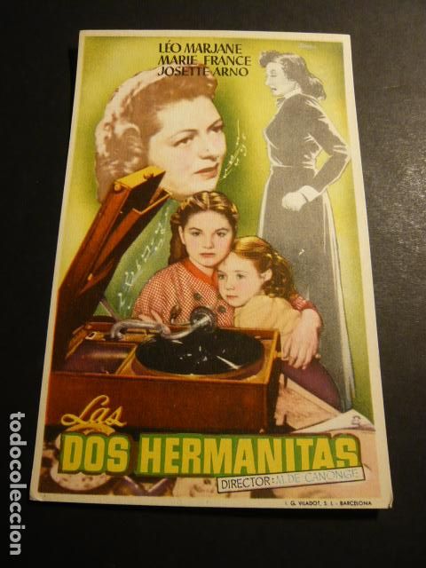 Cine: LAS DOS HERMANITAS PROGRAMA DE MANO SIN PUBLICIDAD - Foto 1