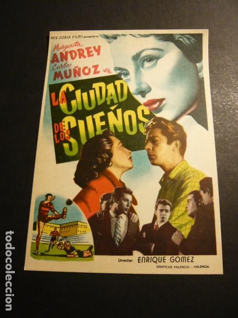 Cine: LA CIUDAD DE LOS SUE&Ntilde;OS PROGRAMA DE MANO SIN PUBLICIDAD - Foto 1