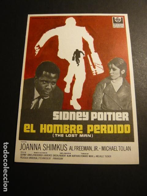 Cine: EL HOMBRE PERDIDO PROGRAMA DE MANO SIN PUBLICIDAD - Foto 1