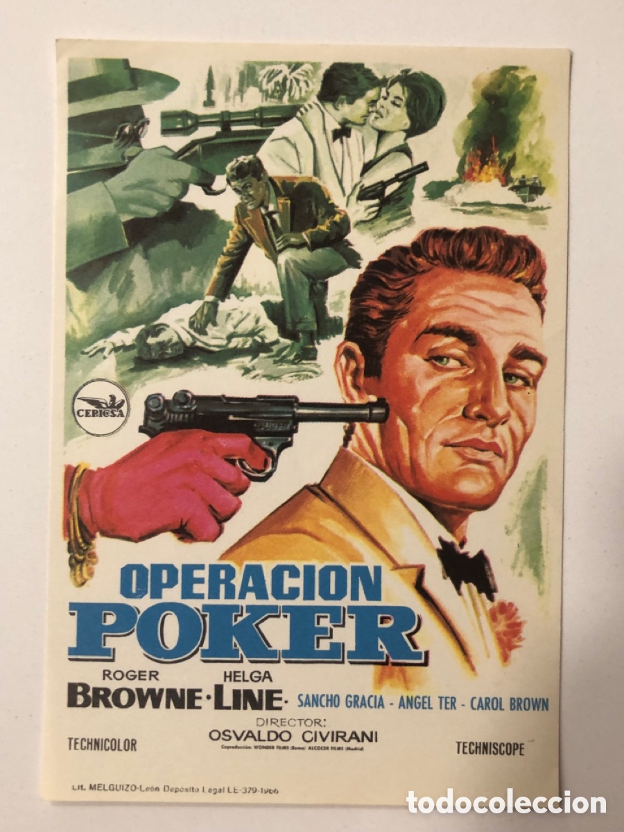 Cine: Programa operaci&oacute;n poker Robert Browne A6 - Foto 1