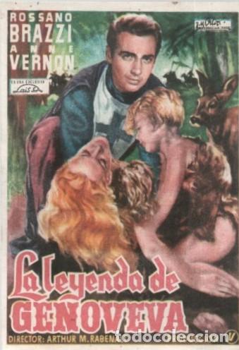 Cine: PROGRAMA DE CINE: LA LEYENDA DE GENOVEVA PC-10730 - Foto 1