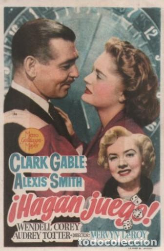 Cine: PROGRAMA DE CINE: &iexcl;HAGAN JUEGO! PC-10737 - Foto 1