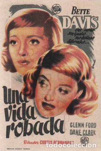 Cine: PROGRAMA DE CINE: UNA VIDA ROBADA PC-10743 ,2 - Foto 1