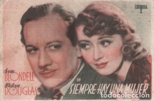 Cine: PROGRAMA DE CINE: SIEMPRE HAY UNA MUJER PC-10751 - Foto 1