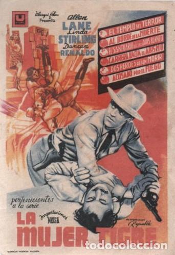 Cine: PROGRAMA DE CINE: LA MUJER TIGRE PC-10758 - Foto 1