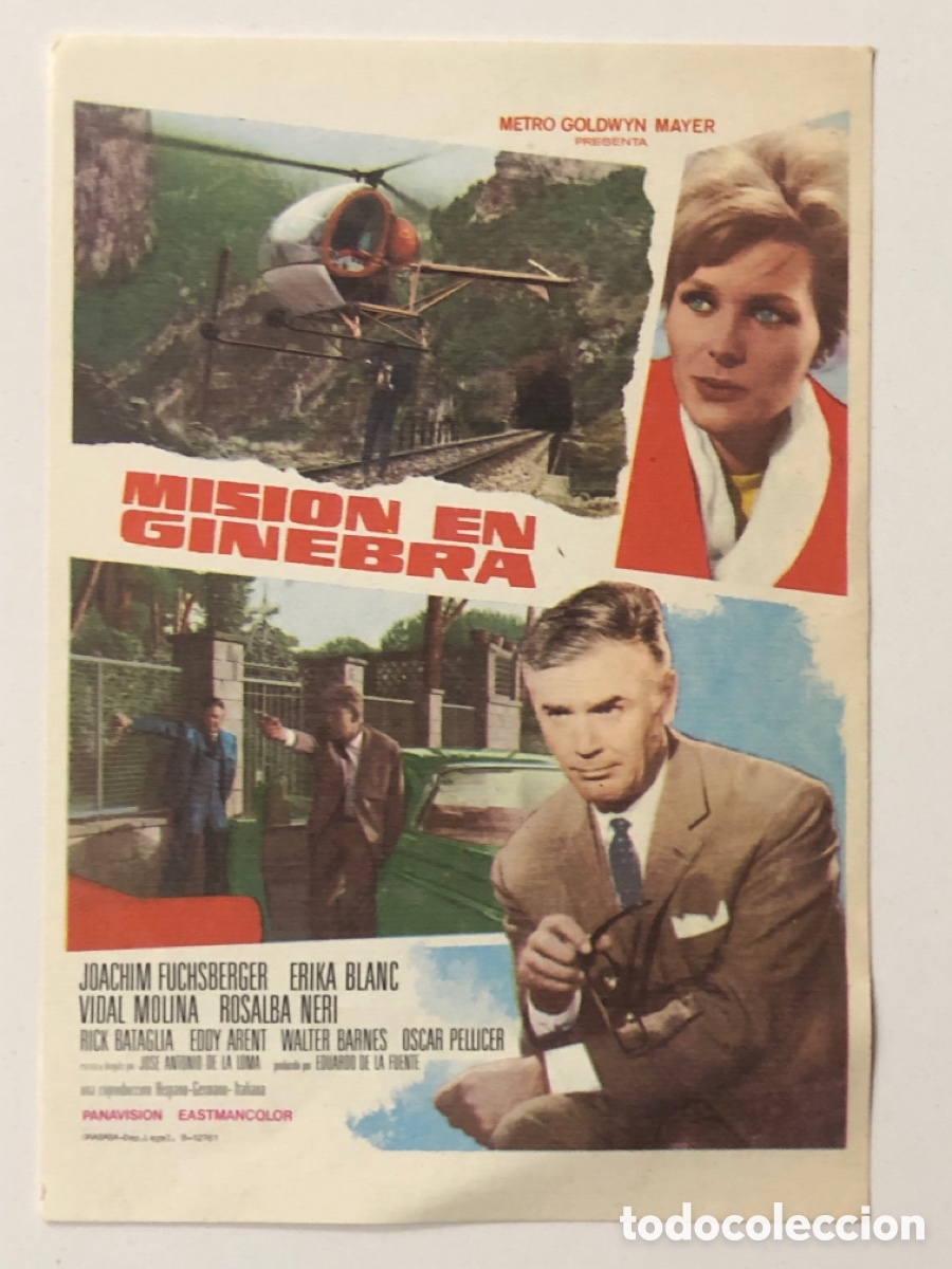 Cine: Programa misi&oacute;n Ginebra Joachim fuchsberger A24 - Foto 1