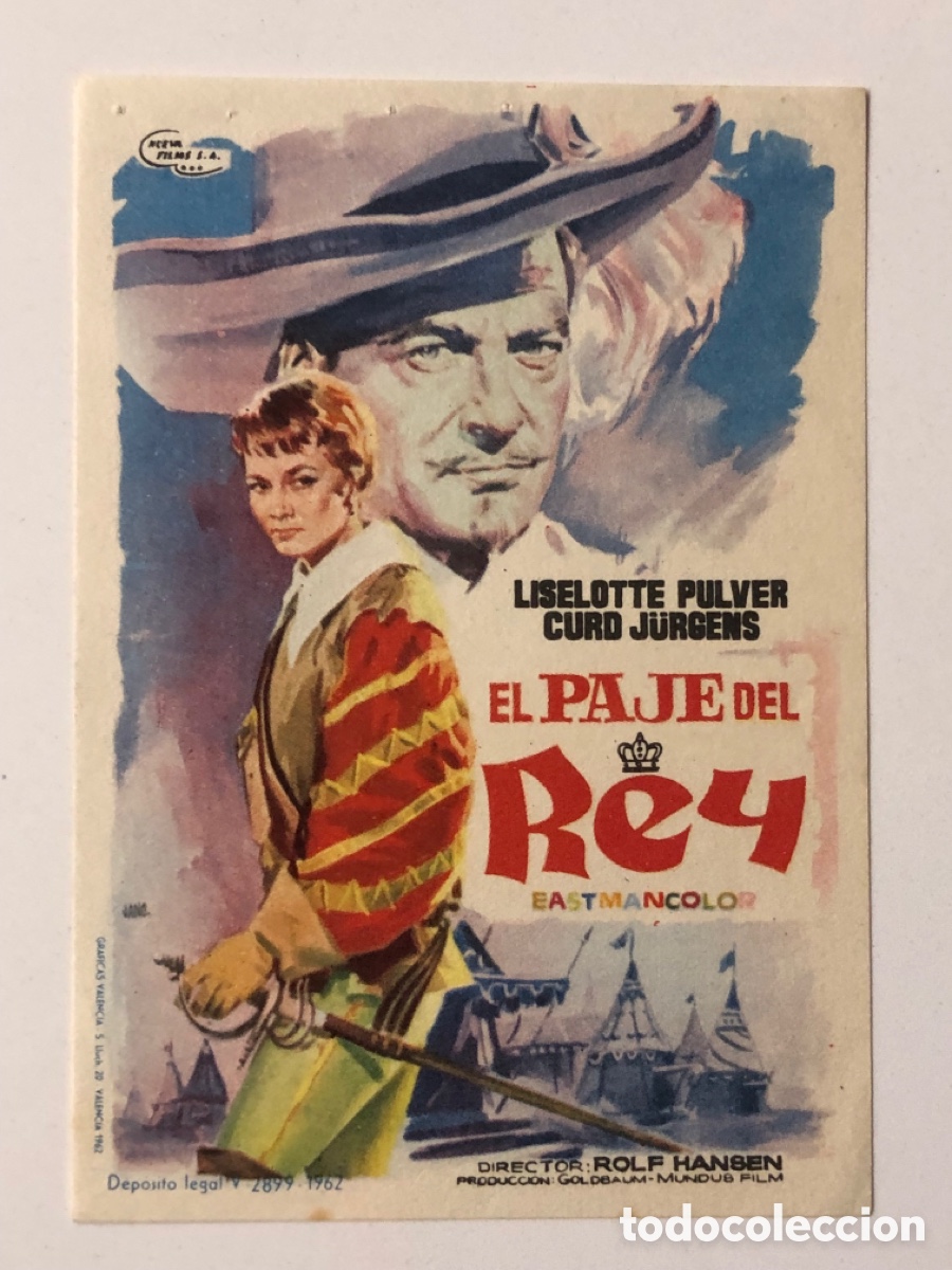 Cine: Programa el paje del rey Liselotte Pulver A24 - Foto 1