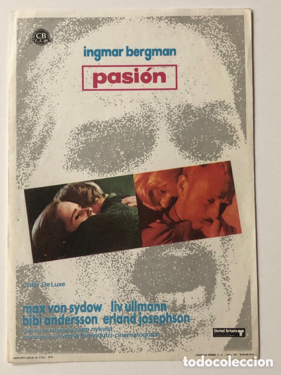 Cine: Programa pasion Ingmar Bergman liv ullmann A24 - Foto 1
