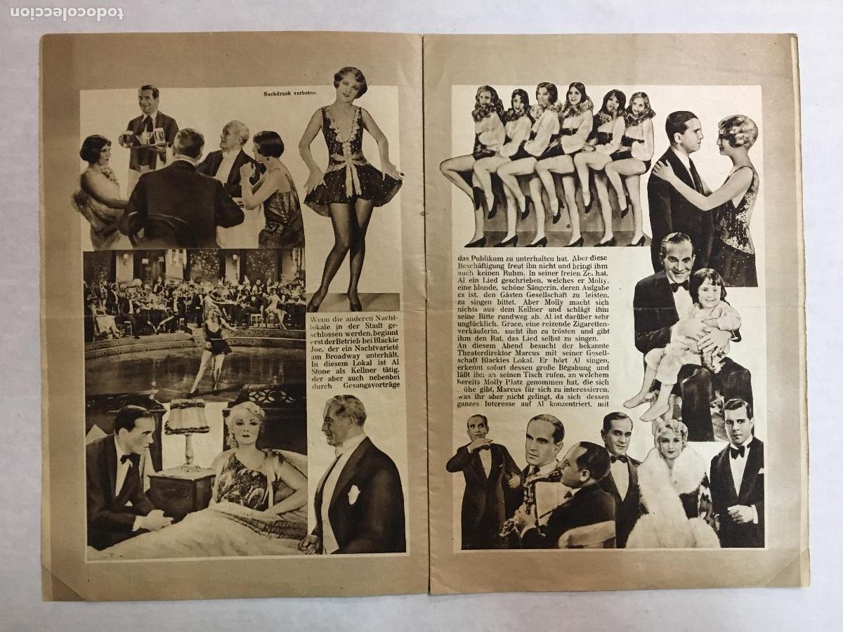 Cine: PTCC 821 EL LOCO CANTOR PROGRAMA LIBRITO AUSTRIACO AL JOLSON - Foto 2