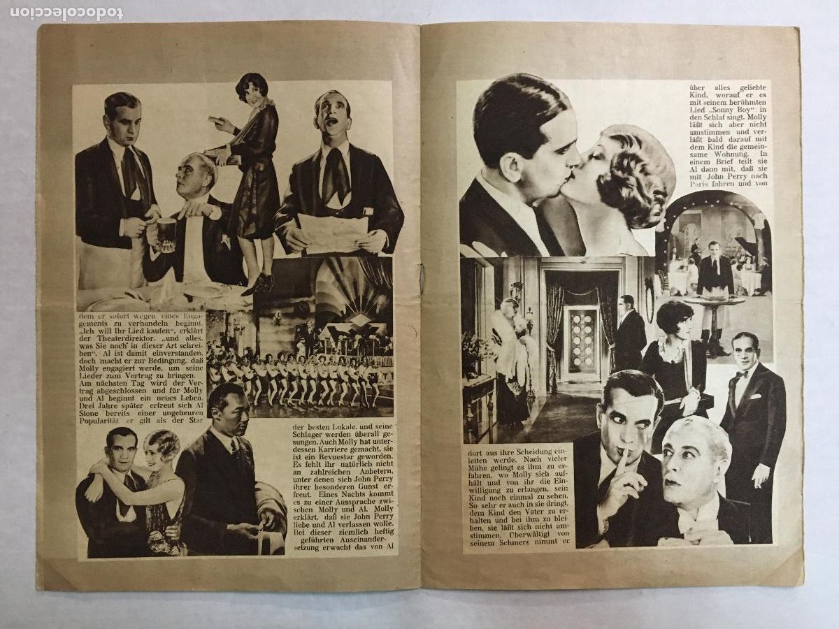 Cine: PTCC 821 EL LOCO CANTOR PROGRAMA LIBRITO AUSTRIACO AL JOLSON - Foto 3