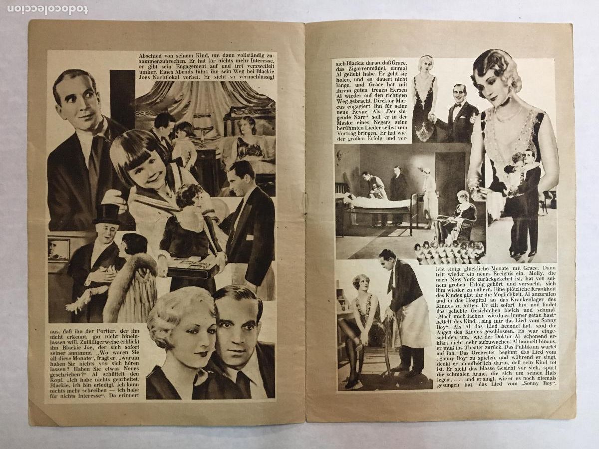 Cine: PTCC 821 EL LOCO CANTOR PROGRAMA LIBRITO AUSTRIACO AL JOLSON - Foto 4