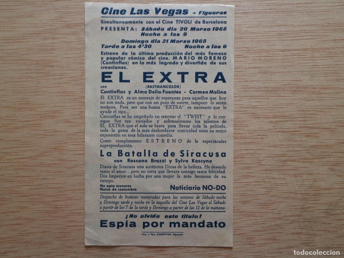 Cine: PROGRAMA DE CINE EL EXTRA CANTINFLAS CON PUBLICIDAD - Foto 2