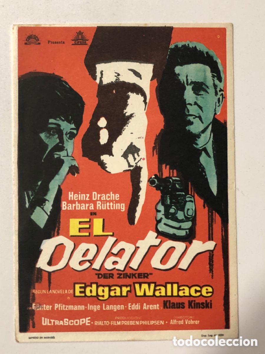 Cine: Programa el delator Heinz Drache A24V - Foto 1