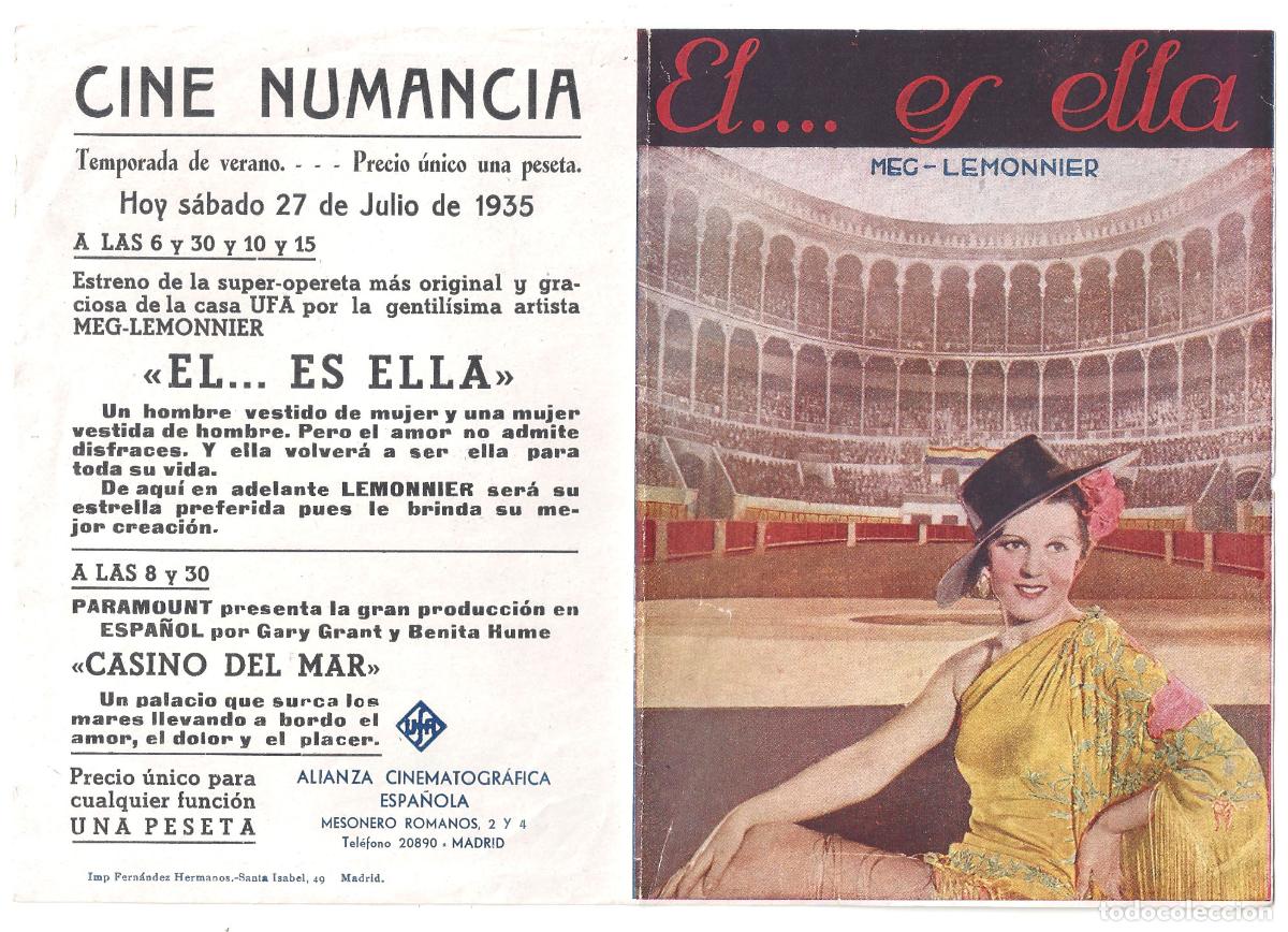 Cine: PTCC 826 EL ES ELLA PROGRAMA DOBLE ACE MEG LEMONNIER - Foto 3