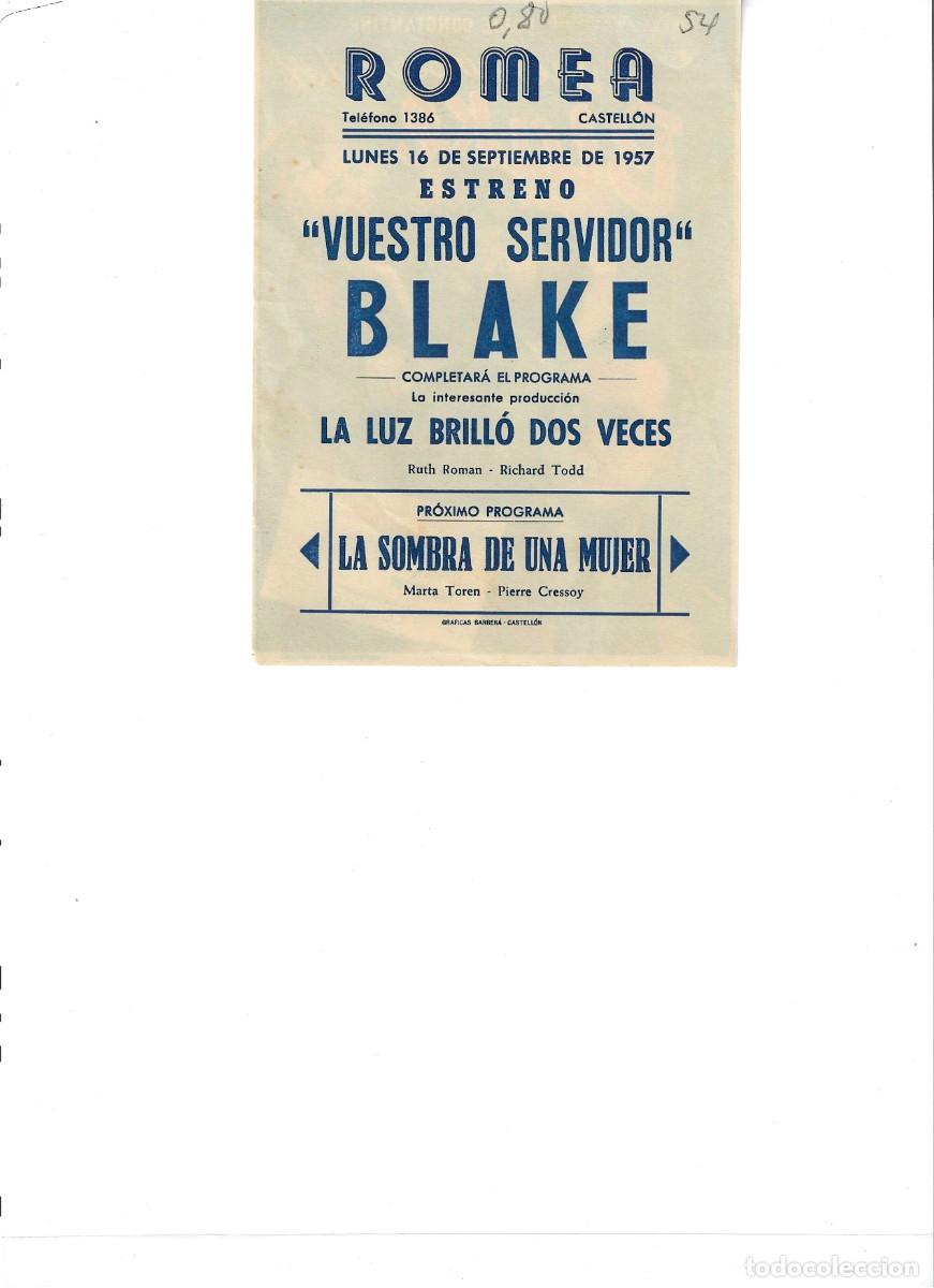 Cine: VUESTRO SERVIDOR BLAKE. CP - Foto 2