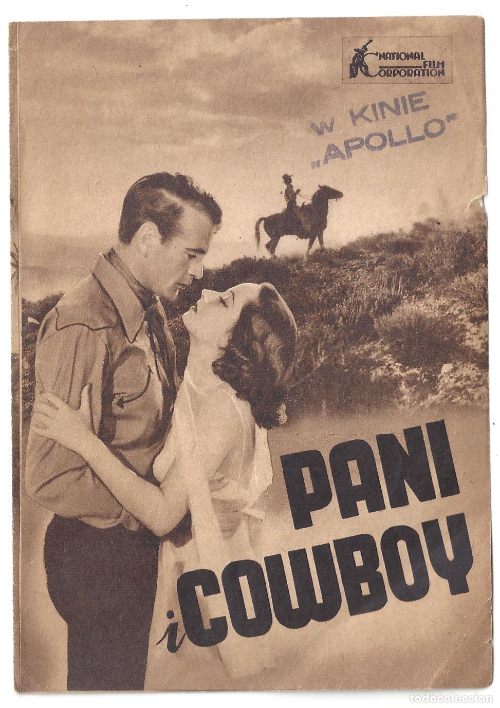 Cine: PTCC 819 EL VAQUERO Y LA DAMA PROGRAMA DOBLE POLACO GARY COOPER MERLE OBERON - Foto 1