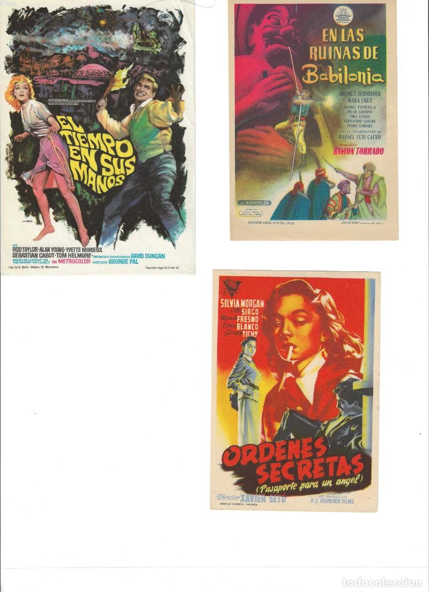 Cine: EL TIEMPO EN SUS MANOS Y 2 MAS - Foto 1
