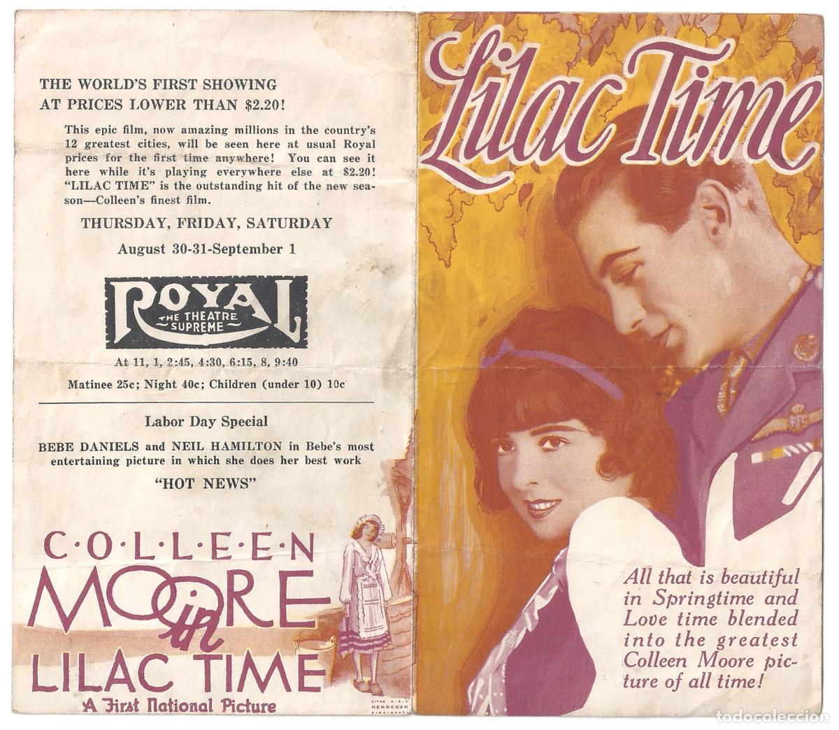 Cine: PTCC2 39 EL GRAN COMBATE PROGRAMA DOBLE AMERICANO GARY COOPER COLLEEN MOORE - Foto 2