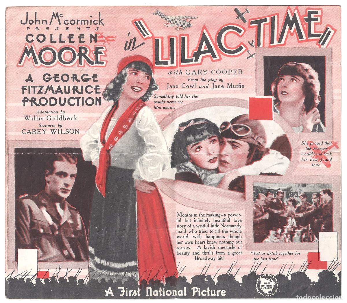 Cine: PTCC2 39 EL GRAN COMBATE PROGRAMA DOBLE AMERICANO GARY COOPER COLLEEN MOORE - Foto 3