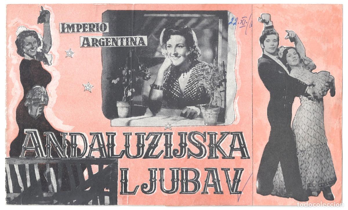Cine: PTCC2 39 CAFE CANTANTE PROGRAMA DESPLEGABLE CHECO IMPERIO ARGENTINA - Foto 1