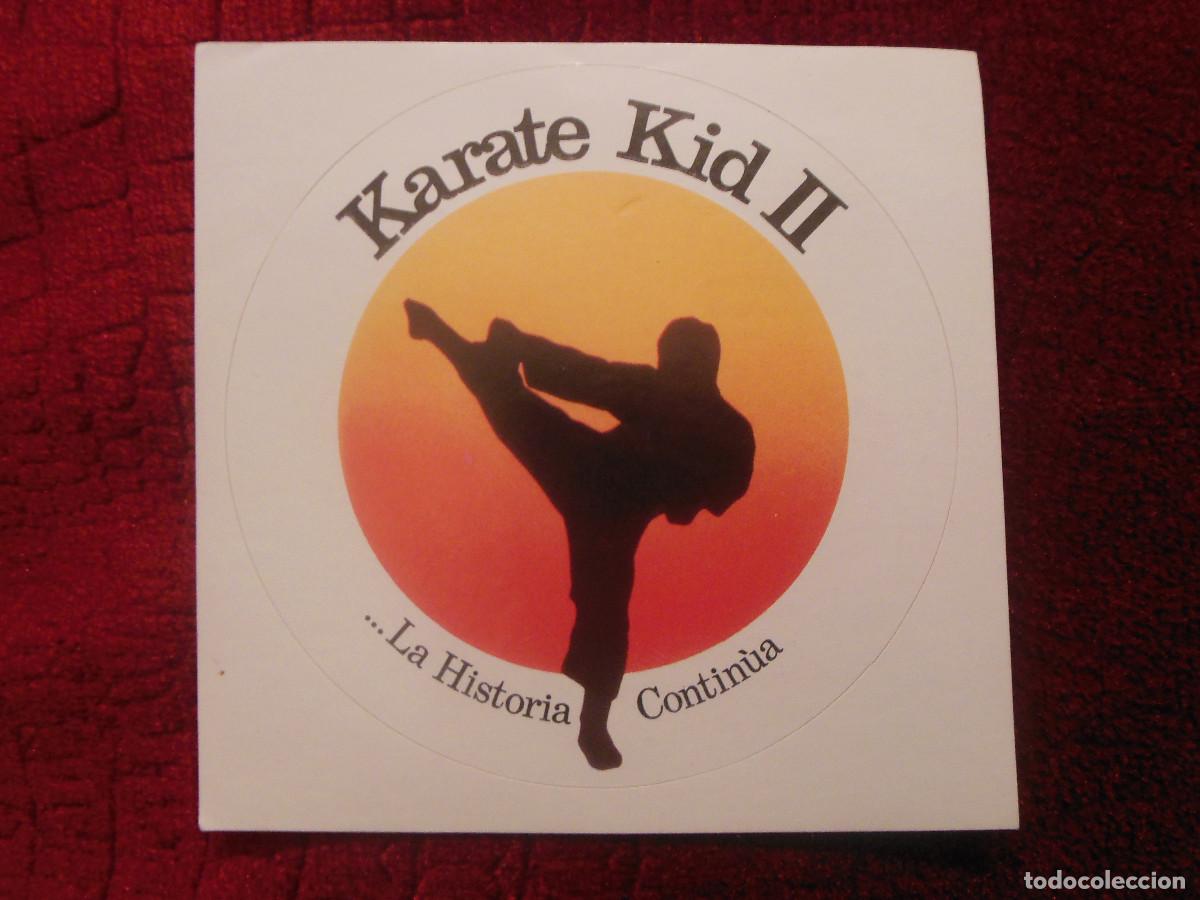 Cine: PEGATINA PROGRAMA DE CINE KARATE KID II LA HISTORIA CONTINUA - Foto 1