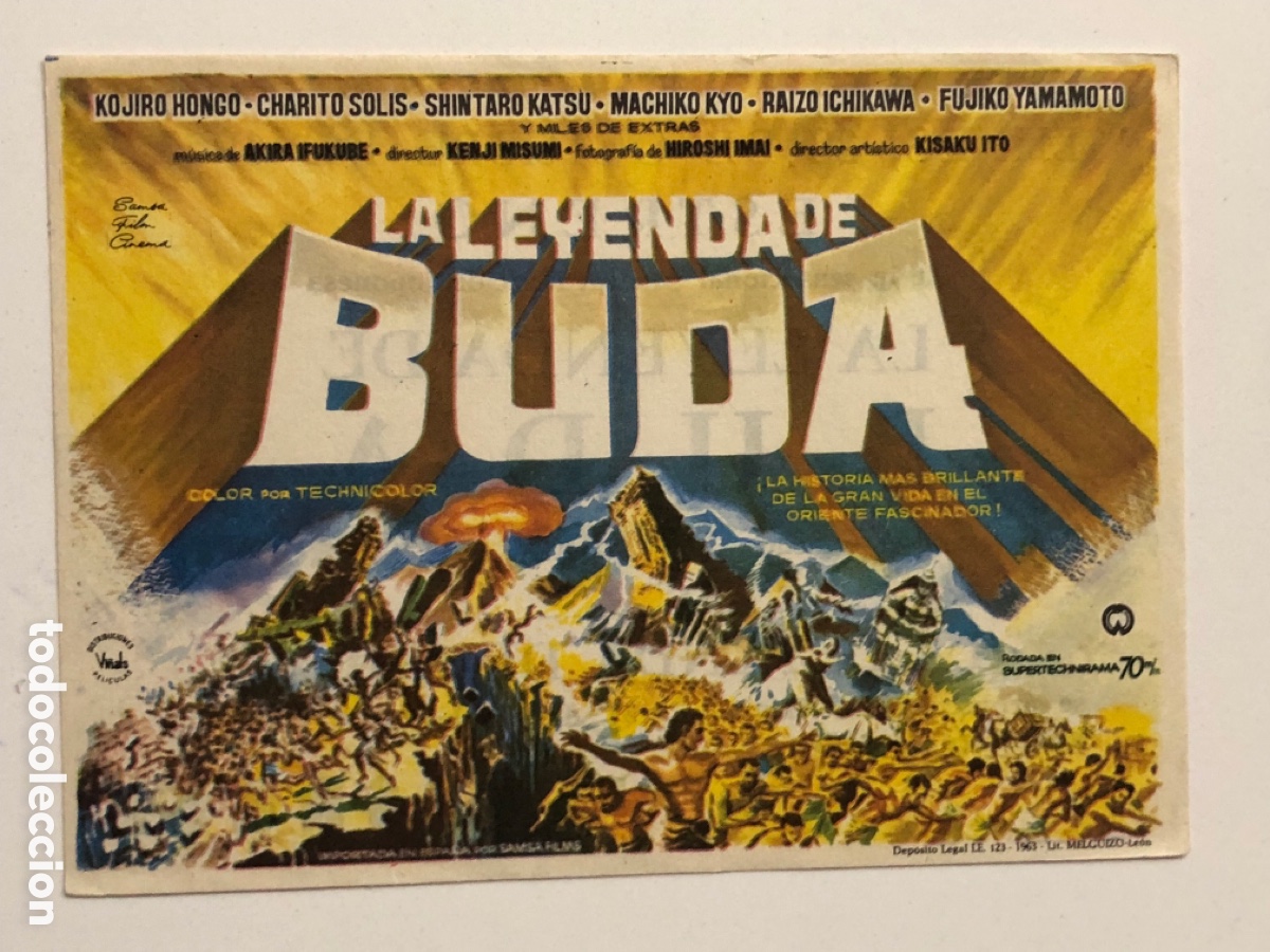 Cine: Programa la leyenda de Buda con publicidad cine Kursaal A24V3