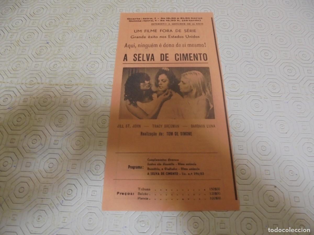  Foglietti di film di film antichi di cinema: PORTUGAL FOLLETO DE PEL&Iacute;CULAL DE 1985, JILL ST. JOHN, TRACY BERGMAN, BARBARA LUNA