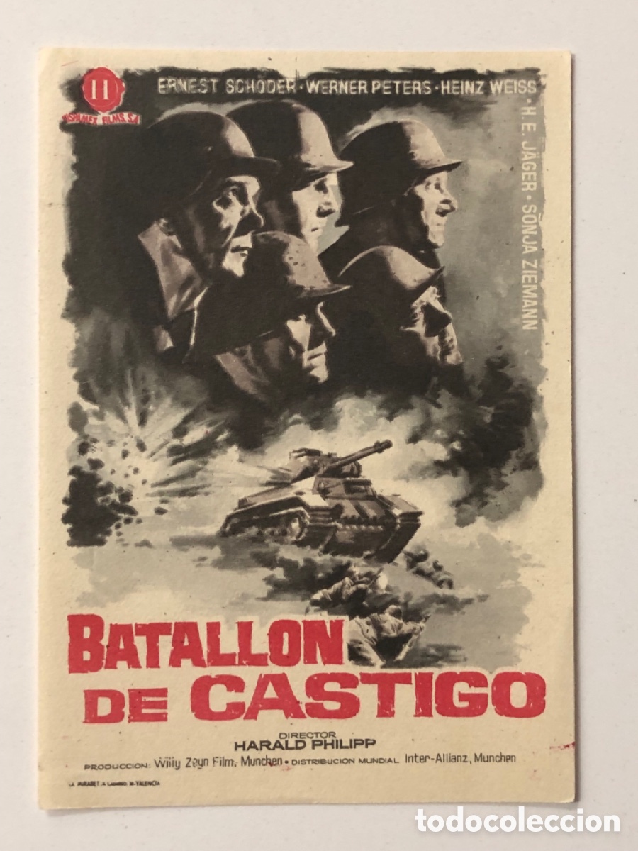 Cine: Programa batallon de castigo Ernest schoder A14 - Foto 1