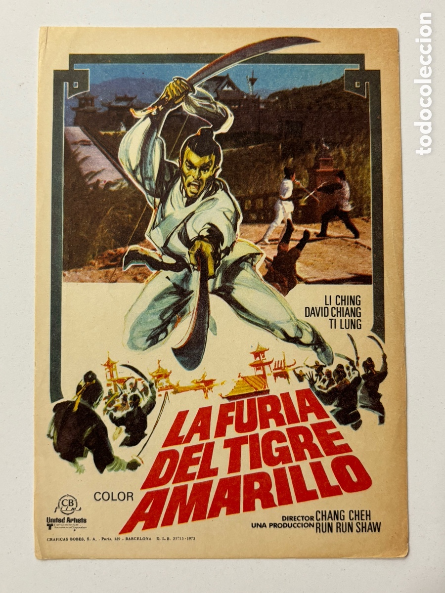Cine: Programa la furia del tigre amarillo A24V4 - Foto 1
