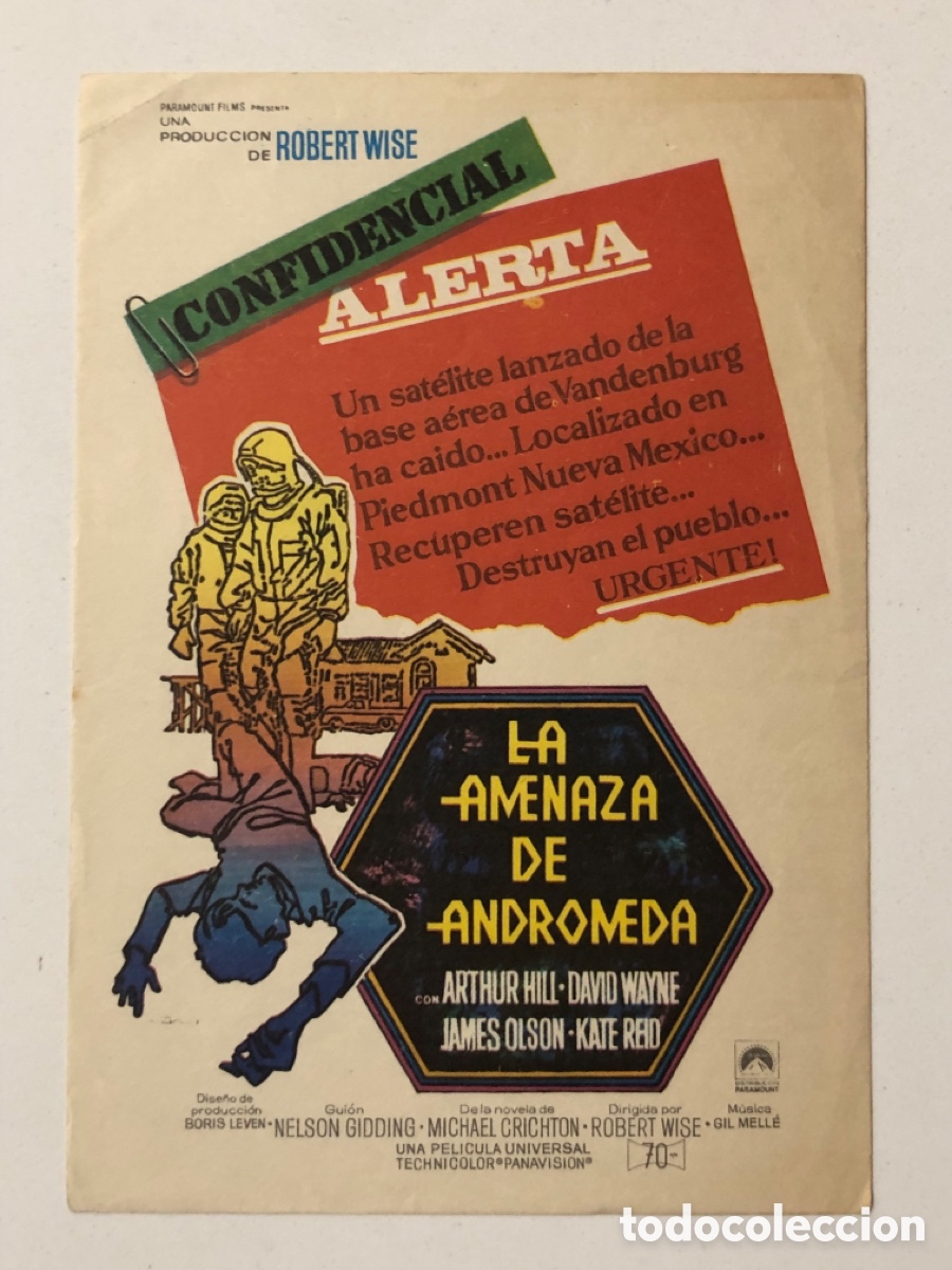 Cine: Programa la amenaza de andromeda arthur Hill A24V6 - Foto 1