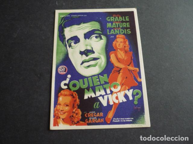 Cine: QUIEN MAT&Oacute; A VICKY PROGRAMA DE MANO SIN PUBLICIDAD - Foto 1