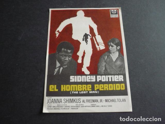Cine: EL HOMBRE PERDIDO PROGRAMA DE MANO SIN PUBLICIDAD - Foto 1