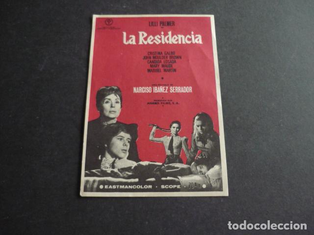 Cine: LA RESIDENCIA PROGRAMA DE MANO SIN PUBLICIDAD - Foto 1