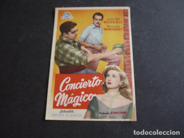 Cine: CONCIERTO MAGICO PROGRAMA DE MANO SIN PUBLICIDAD - Foto 1